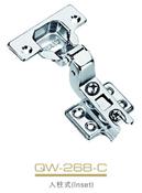 Slide-on stainless stell hinge